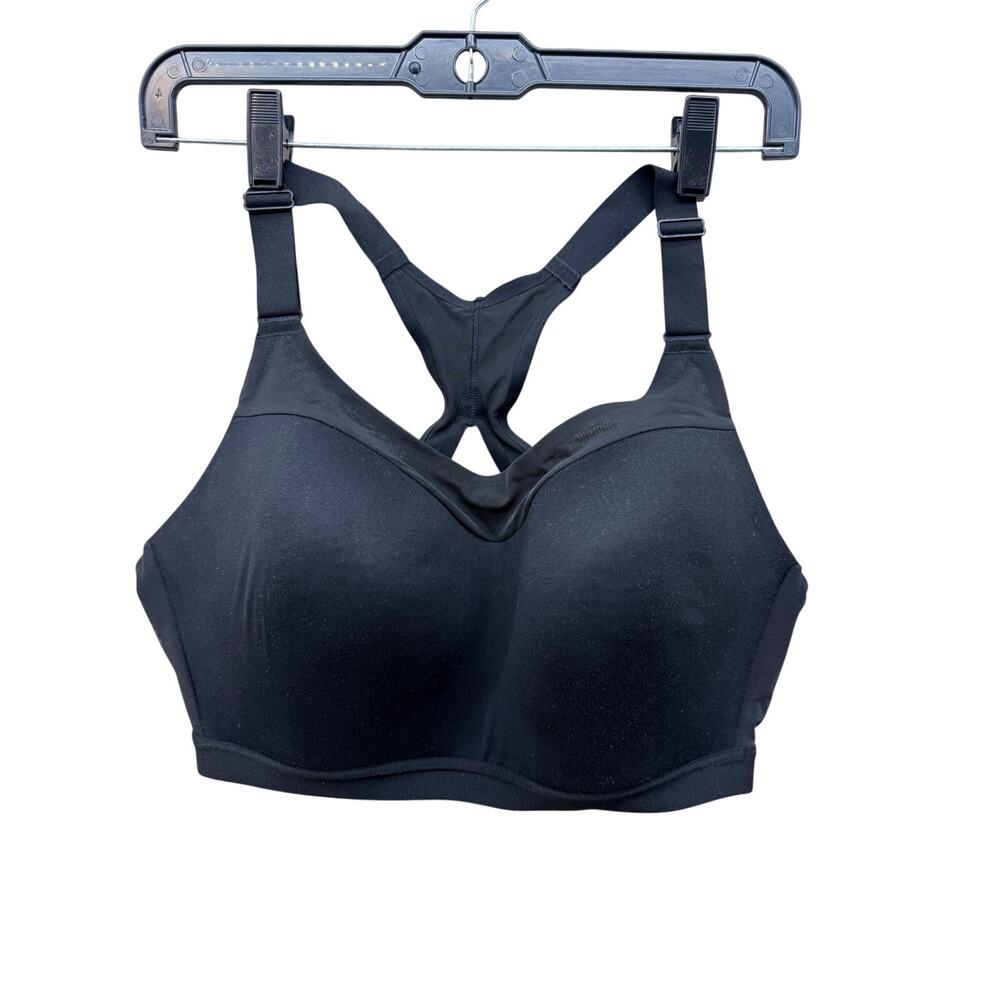 Victoria’s Secret On Point Sports Bra Black Racerback High Impact 36DDD